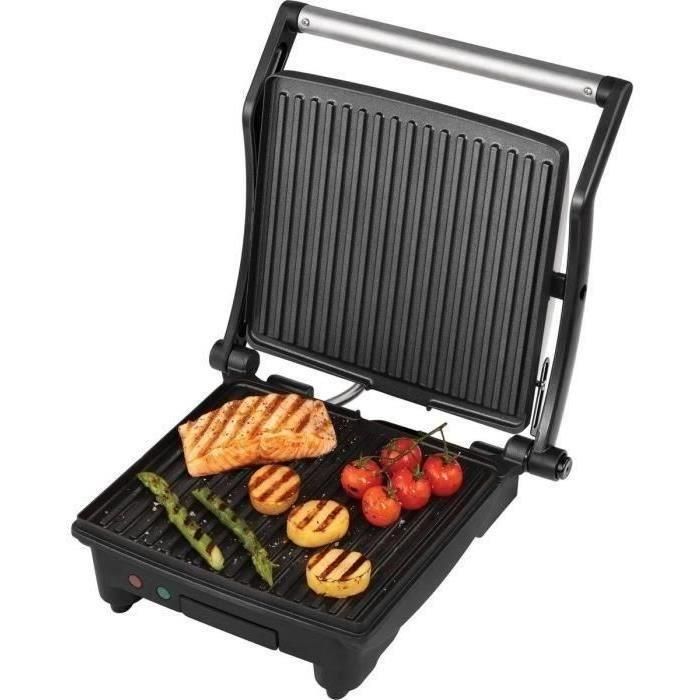 Flexe Grill 180 ° George Foreman 26250-56 - 2 en 1 Grill y Plancha - 1800W - Diseño premium Acero inoxidable - Almacenamiento práctico