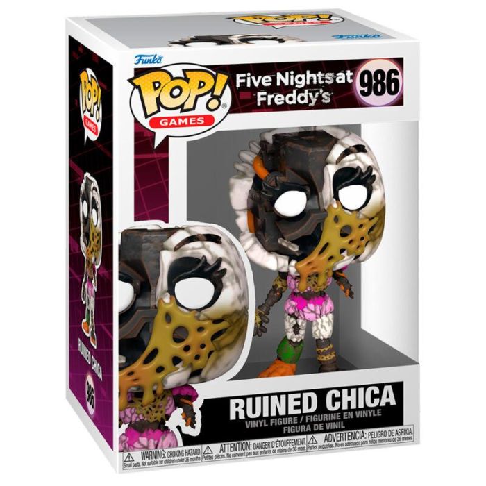 Figura POP Five Nights at Freddys Ruined Chica 0 Figura POP Five Nights at Freddys Ruined Chica 0
