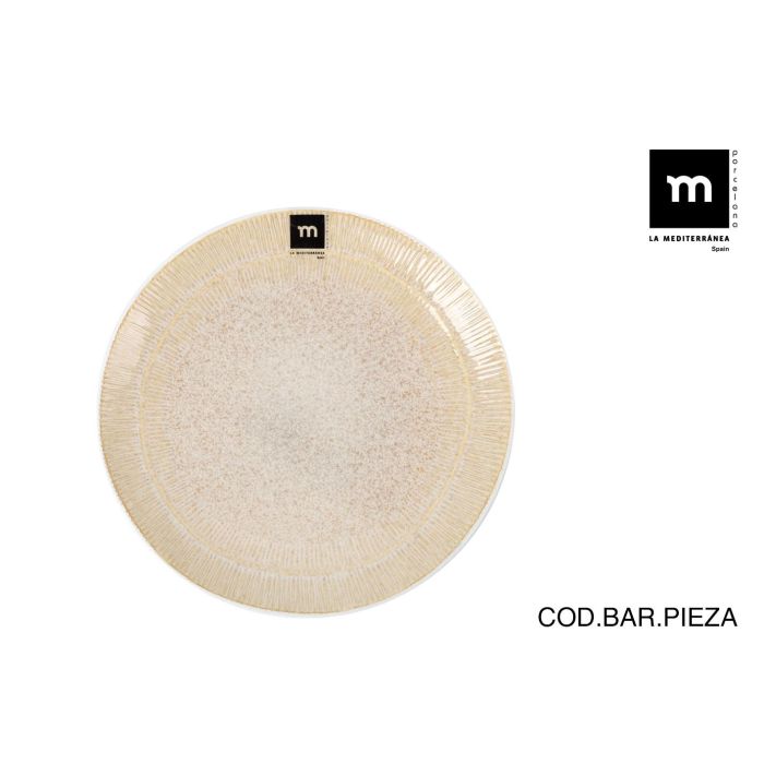 La Mediterranea Plato Postre Ø21,3 cm "Calobra" Crema (24 Unidades) La Mediterranea Plato Postre Ø21,3 cm "Calobra" Crema (24 Unidades)
