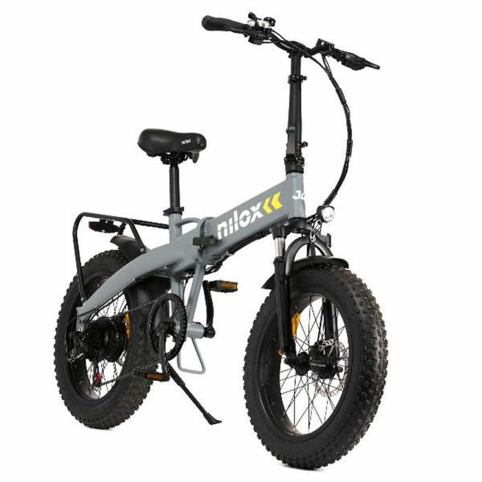 Bicicleta Eléctrica Nilox J4 PLUS 20X4P Gris 250 W 13000 mAh 20" 6 Bicicleta Eléctrica Nilox J4 PLUS 20X4P Gris 250 W 13000 mAh 20" 6