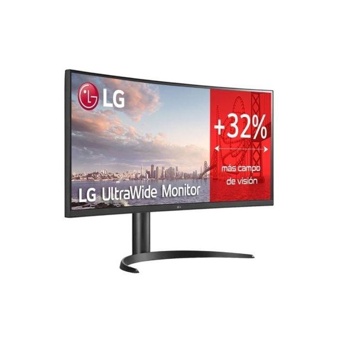LG 34WQ75C-B Monitor Ultrapanorámico Curvo 34" WQHD IPS. USB-C 90W, HDMI, DisplayPort, AMD FreeSync, Regulable, Negro 2 LG 34WQ75C-B Monitor Ultrapanorámico Curvo 34" WQHD IPS. USB-C 90W, HDMI, DisplayPort, AMD FreeSync, Regulable, Negro 2