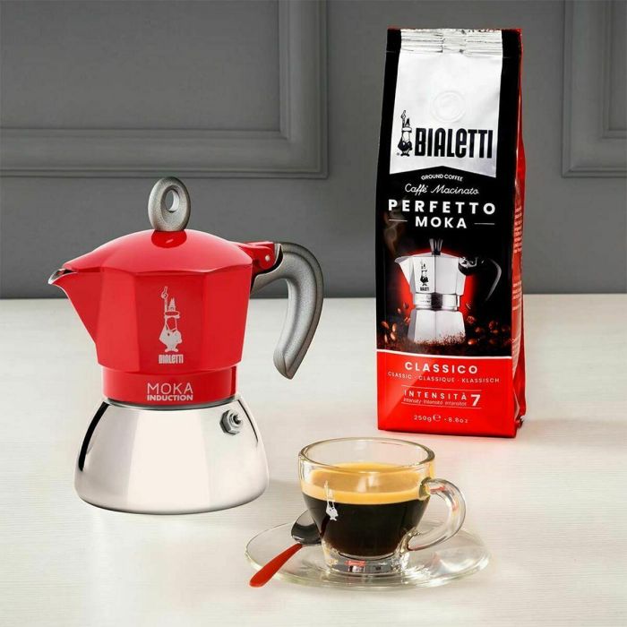 Cafetera Italiana Bialetti 0006944/NP Rojo Metal Aluminio 150 ml 4