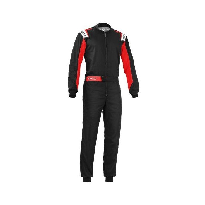 Sparco Traje Rookie Kid S002343NRRS130 Negro-Rojo Talla 130 para Niño