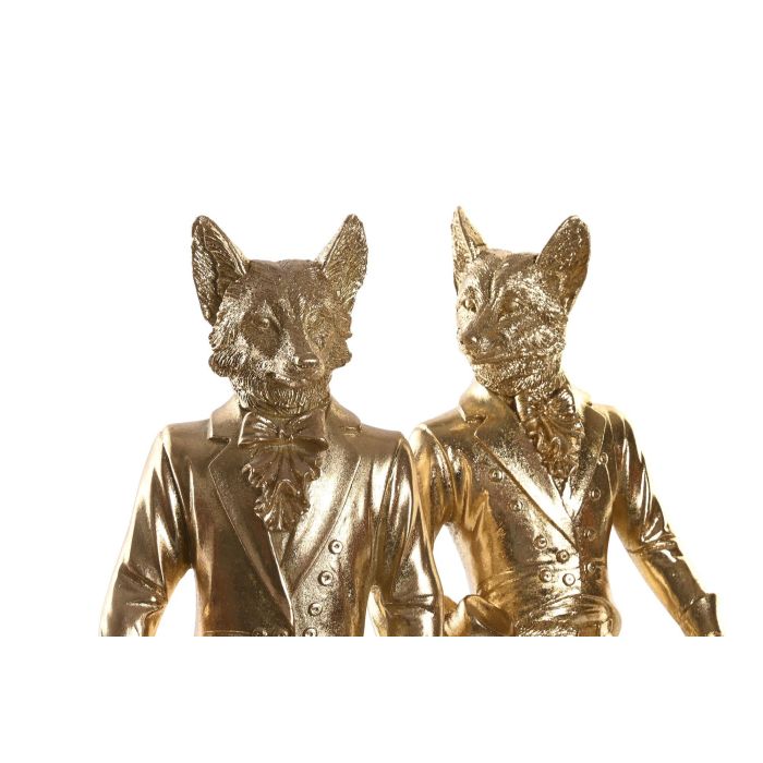 DKD Home Decor Figura Neoclasico Dorado 12.5 x 41.5 x 15 cm (2 Unidades) 1 DKD Home Decor Figura Neoclasico Dorado 12.5 x 41.5 x 15 cm (2 Unidades) 1