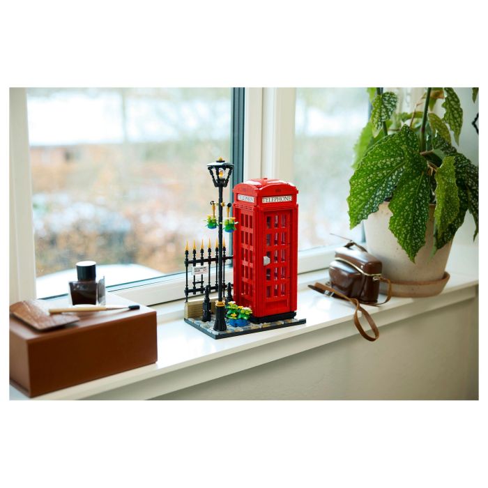 LEGO Ideas Cabina Telefónica Roja de Londres 21347, Juego de Construcción, 1460 Piezas, Multicolor