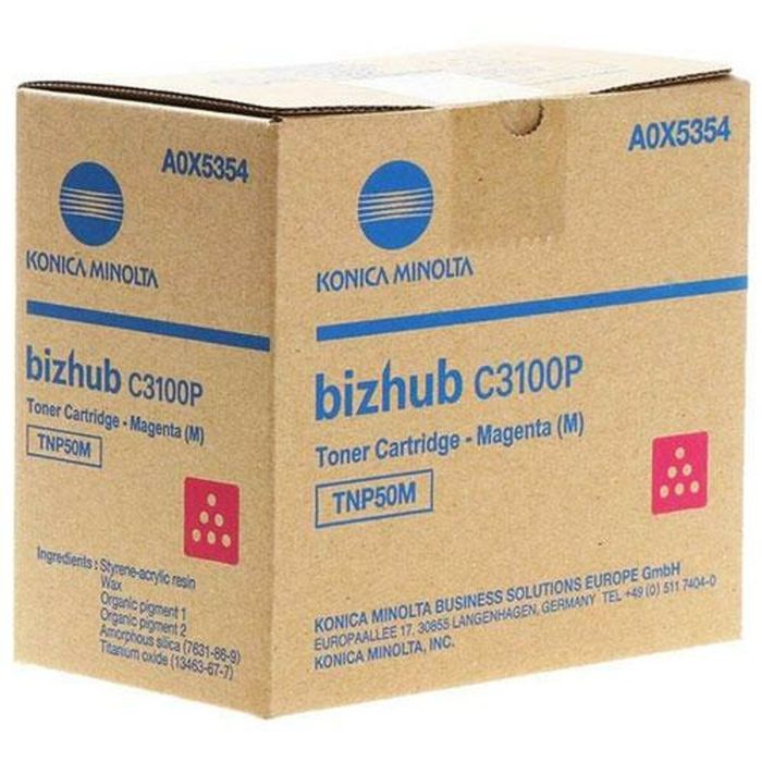 Konica Minolta Toner, original, magenta bizhub C 3100P, TNP 50 M Konica Minolta Toner, original, magenta bizhub C 3100P, TNP 50 M