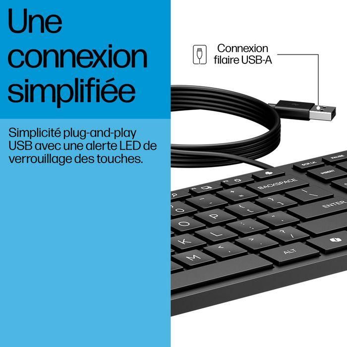 HP 320K Teclado USB con Cable para Escritorio, Máxima Productividad y Confort Fiable para Trabajo Diario, Layout Portugués 10 HP 320K Teclado USB con Cable para Escritorio, Máxima Productividad y Confort Fiable para Trabajo Diario, Layout Portugués 10