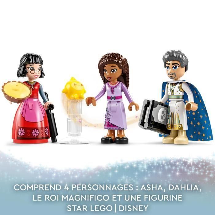 LEGO Disney Wish 43224 Castillo del Rey Magnífico, juguete de la película Wish con minifigura de Asha, Dahlia y el Rey Magnífico 3