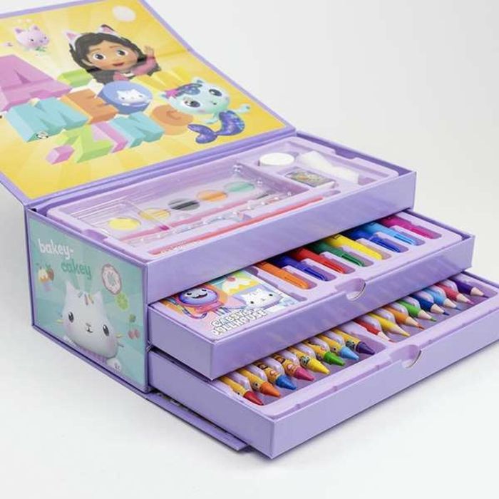 Maletín papelería coloreable casa de gabby 27x9,5x13,5 cm 5 Maletín papelería coloreable casa de gabby 27x9,5x13,5 cm 5