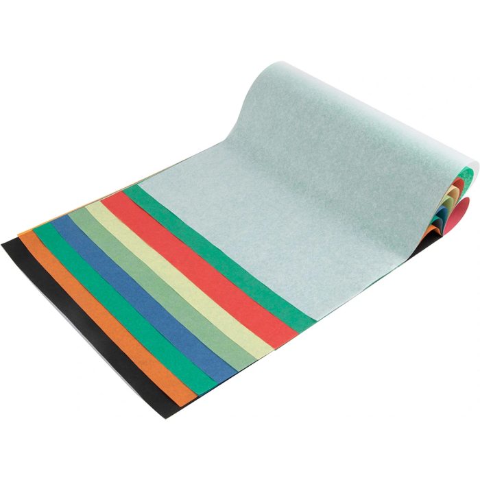 Liderpapel Bloc trabajos manuales Papel Seda 240x315mm 10 hojas Colores Surtidos 6