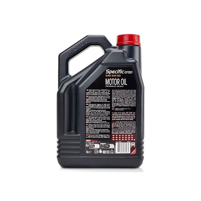 Motul 5W30 5 L Aceite Spec 0720 para Motores Diesel con DPF (RN0720) Sintético 5L 1