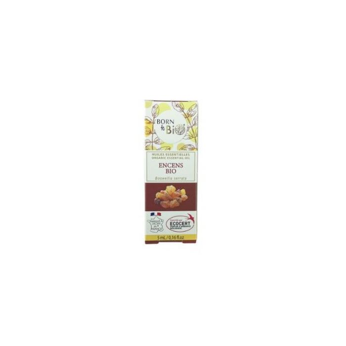 BORN TO BIO Incienso Boswellia Aceite Esencial Orgánico 5 ml Bio