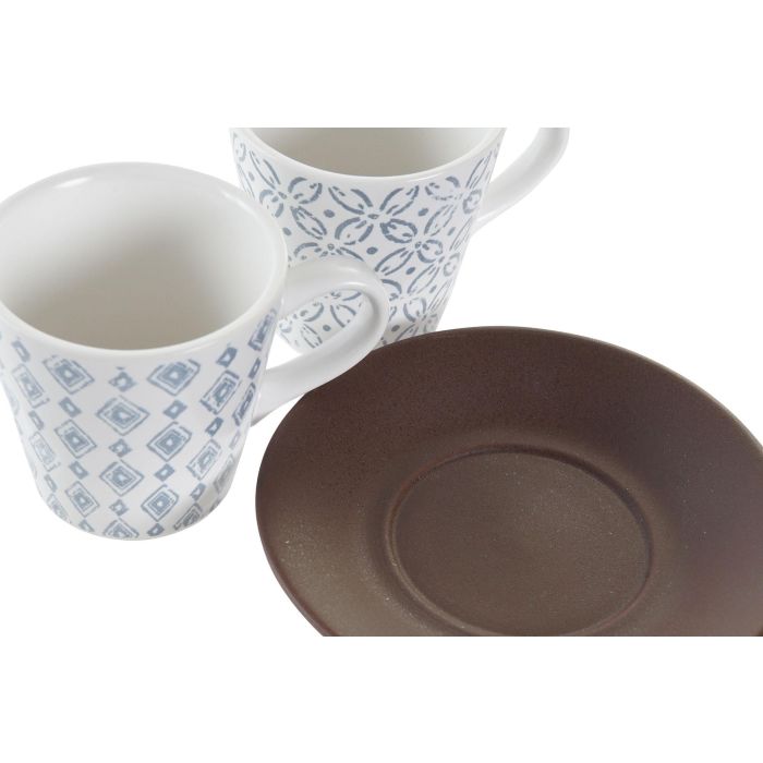 DKD Home Decor Taza Café Arabe Colección Blue Lianfeng Gres Azulejos Azul Marron Blanco Set 6 Piezas 15x30x14 cm 3 DKD Home Decor Taza Café Arabe Colección Blue Lianfeng Gres Azulejos Azul Marron Blanco Set 6 Piezas 15x30x14 cm 3