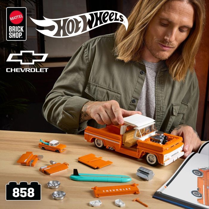 Construcción Elite 62 Chevy Pickup Hot Wheels Jft20 Mega 5