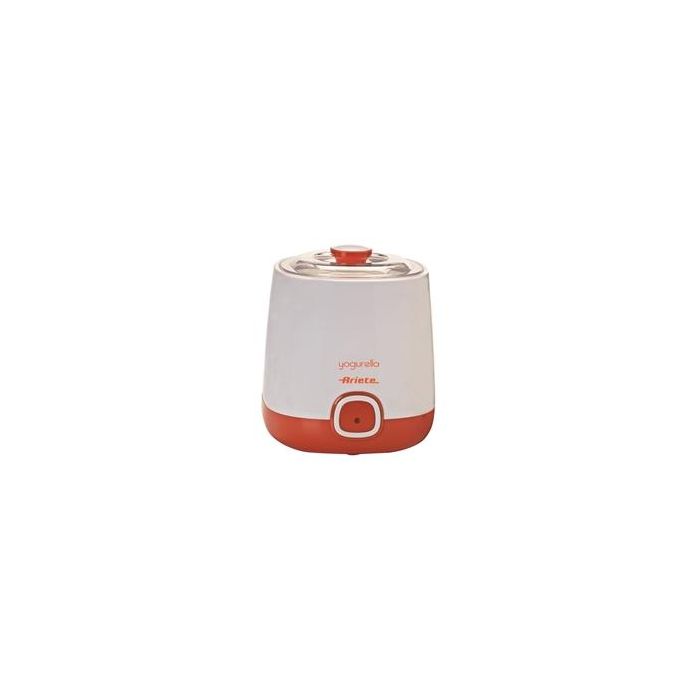 Ariete 621/1 Yogurtera para Yogur Clásico y Griego, 1 Litro, Diseño Moderno, Luz, Tapa Doble, Cesta Filtrante, Lavavajillas Ariete 621/1 Yogurtera para Yogur Clásico y Griego, 1 Litro, Diseño Moderno, Luz, Tapa Doble, Cesta Filtrante, Lavavajillas