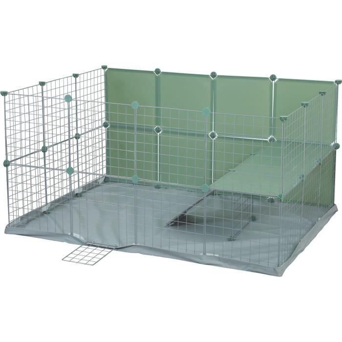 Recinto modular - ZOLUX - Neo park - Parque para pequeños animales - Conejos - 140X105X70 - 1,84 m² 4 Recinto modular - ZOLUX - Neo park - Parque para pequeños animales - Conejos - 140X105X70 - 1,84 m² 4