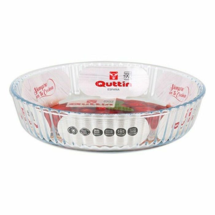 Molde para tarta de vidrio Quttin 26 cm - 2.2 litros (6 Unidades) Molde para tarta de vidrio Quttin 26 cm - 2.2 litros (6 Unidades)