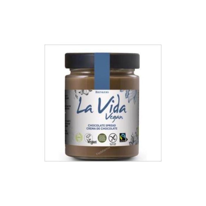LA VIDA VEGAN Crema de Chocolate Bio Vegana para Untar, con Aceite de Girasol, 600g