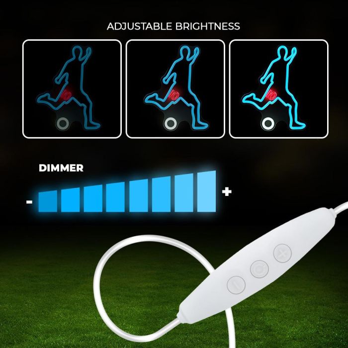 Lampara Forever Neon Plexi Led Footballer 3 Lampara Forever Neon Plexi Led Footballer 3