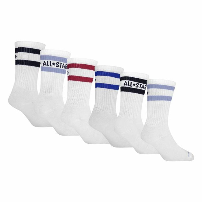 Calcetines Converse Wordmark Crew Blanco (5-7 Años) 4 Calcetines Converse Wordmark Crew Blanco (5-7 Años) 4