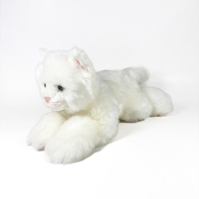 Peluche Gato Blanco Tumbado 25Cm 939D00301 Bocalan Peluche Gato Blanco Tumbado 25Cm 939D00301 Bocalan