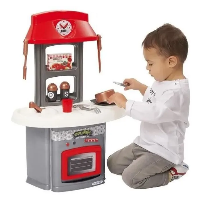 Ecoiffier 1697 Cocina de Concha con Accesorios y Horno para Niños a Partir de 18 Meses 1