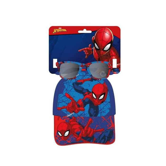 Cerdá Set Gorra y Gafas de Sol Spiderman Talla 53 cm para Niños +3 Años Azul 0 Cerdá Set Gorra y Gafas de Sol Spiderman Talla 53 cm para Niños +3 Años Azul 0