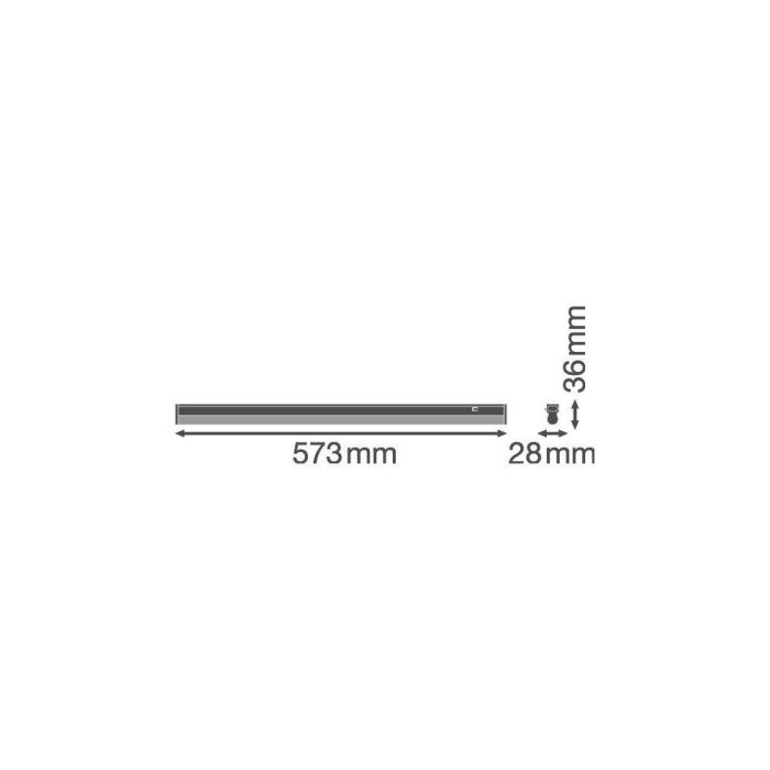 Ledvance LVE-4058075106130 Luminaria LED Lineal "Compact" 8W 800Lm 4000K Blanco Natural con Interruptor, IP20 para Techo/Pared 2 Ledvance LVE-4058075106130 Luminaria LED Lineal "Compact" 8W 800Lm 4000K Blanco Natural con Interruptor, IP20 para Techo/Pared 2