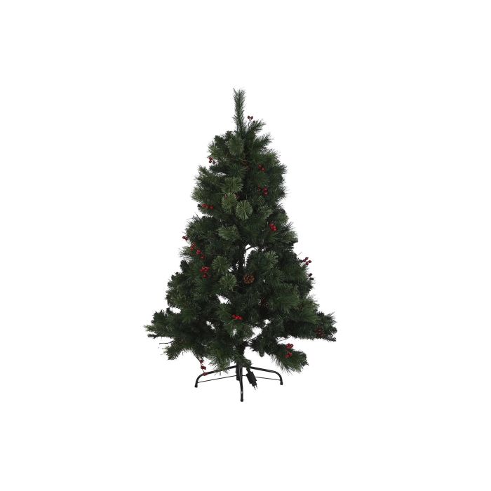 DKD Home Decor Árbol de Navidad Tradicional Verde 100 x 150 x 100 cm Capacidad 250 LEDs 4