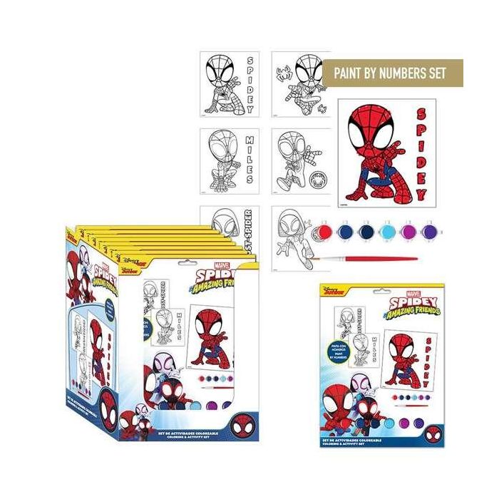 Cerdá Set de Papelería Coloreable Spidey Blanco 22.6 x 29.8 x 1.0 cm Cerdá Set de Papelería Coloreable Spidey Blanco 22.6 x 29.8 x 1.0 cm