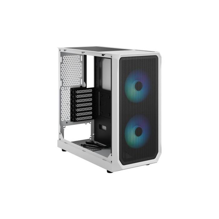 Fractal Design Focus 2 Blanco - Torre PC ATX, Micro-ATX, Mini-ITX, RGB, Ventana Lateral, 2x140mm Ventiladores, FD-C-FOC2A-04 7