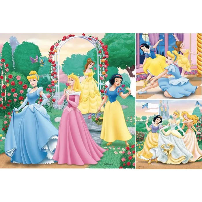 Ravensburger Puzzle Princesas Disney 3 x 49 Piezas 3