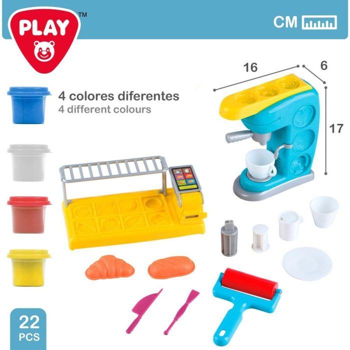 Juego Creativo de Plastilina PlayGo (2 Unidades) Cafetera 1