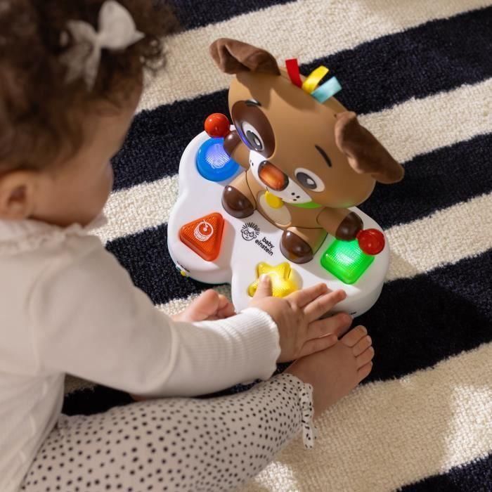 Baby Einstein Tambor Musical Multisensorial Interactivo con Música, Luces y Colores. Juguete Educativo Multilingüe 4 Idiomas para Desarrollo Motor 3