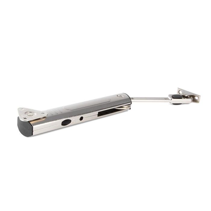 HERRAJES ALK Kora Mecanismo Elevador Ascendente para Muebles de Cocina y Salón, Puertas Madera/Aluminio con Enganches CLIP Níquel 1