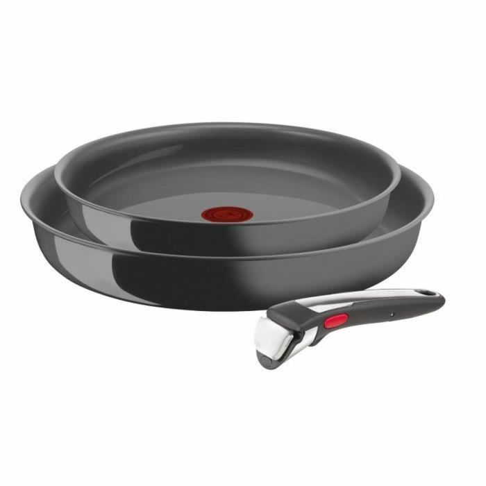 Sartén TEFAL INGENIO RENEW Juego de 3 piezas, Inducción, Revestimiento cerámico antiadherente, Sin PFOA, Made in France L2619102