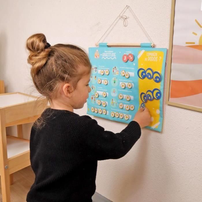 Calendario Semanal de Gratitud para Niños - JADE - Montessori - Juego Educativo - Estado de Ánimo - Sueño - Juego Infantil - Diseño Francés 3 Calendario Semanal de Gratitud para Niños - JADE - Montessori - Juego Educativo - Estado de Ánimo - Sueño - Juego Infantil - Diseño Francés 3