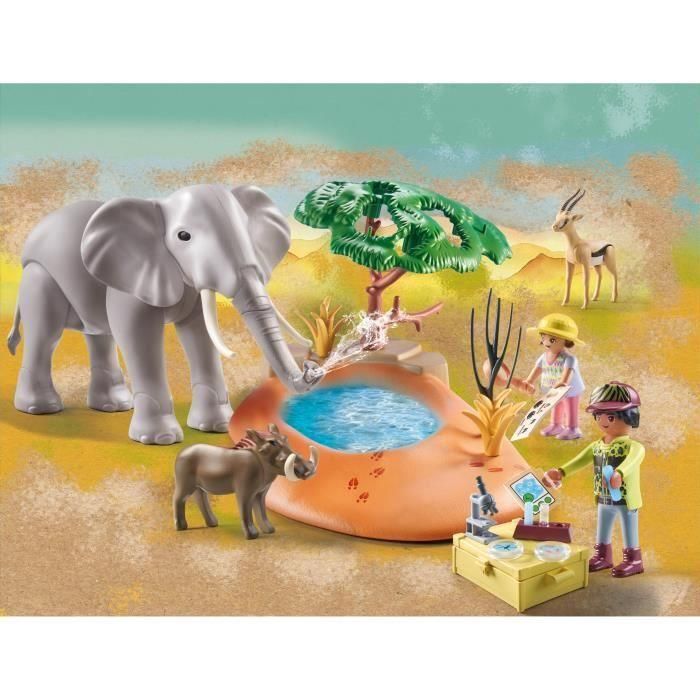 Playmobil Wiltopia: Elefante en la Charca – Juego de Construcción con Elefante, Antílope, Facóquero y Figuras – Niños 4+ Años 1 Playmobil Wiltopia: Elefante en la Charca – Juego de Construcción con Elefante, Antílope, Facóquero y Figuras – Niños 4+ Años 1