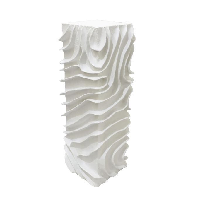 DKD Home Decor Pedestal Scandi Moderno Blanco 29x80x29 cm - Estilizado Soporte Decorativo para Interior de MDF y Papel Maché DKD Home Decor Pedestal Scandi Moderno Blanco 29x80x29 cm - Estilizado Soporte Decorativo para Interior de MDF y Papel Maché