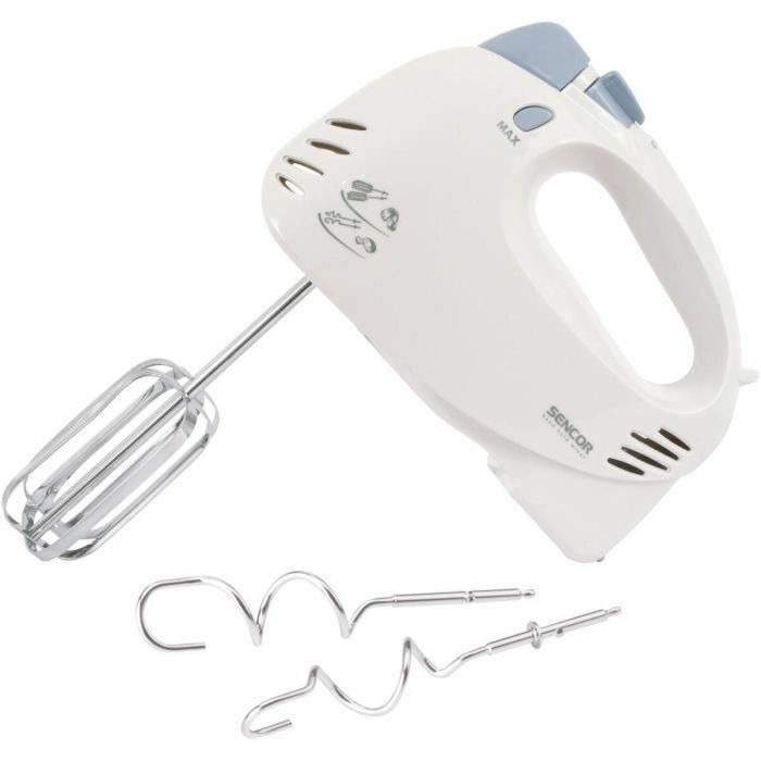 Batidora de mano - SENCOR - SHM 5203-EUE3 - 400 W - 5 velocidades y Turbo pulse - Blanca Batidora de mano - SENCOR - SHM 5203-EUE3 - 400 W - 5 velocidades y Turbo pulse - Blanca