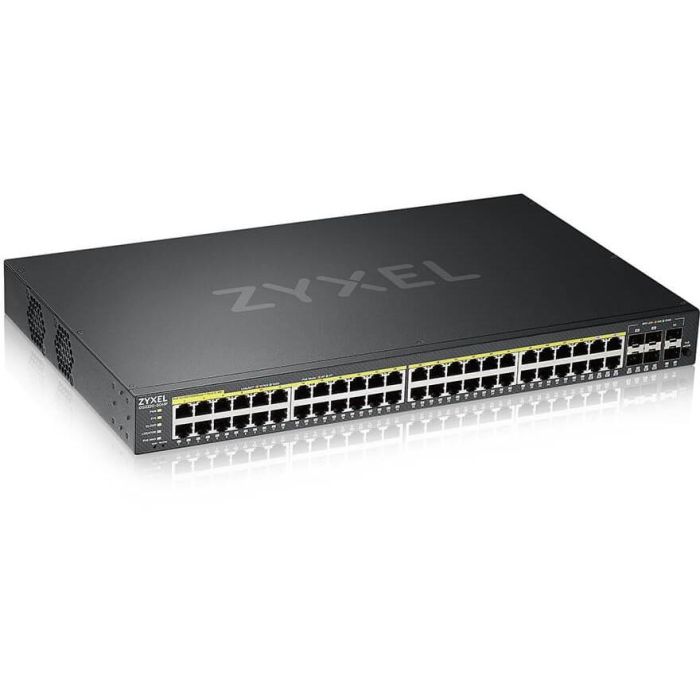 Zyxel GS2220-50HP-EU0101F Switch Gestionado L2 Gigabit Ethernet PoE 48 Puertos + 2P Combo SFP Montaje en Rack 0 Zyxel GS2220-50HP-EU0101F Switch Gestionado L2 Gigabit Ethernet PoE 48 Puertos + 2P Combo SFP Montaje en Rack 0