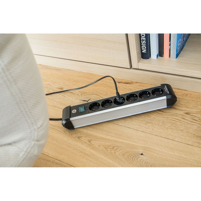 Regleta Enchufes 6 Tomas con Interruptor Brennenstuhl Premium-Alu-Line 3500 W (3 m) 2 Regleta Enchufes 6 Tomas con Interruptor Brennenstuhl Premium-Alu-Line 3500 W (3 m) 2