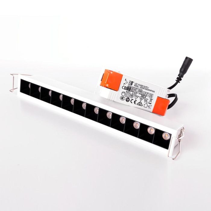 Foco Downlight LED 15W 1.147,5Lm 4200ºK Rectangular PRO SMD3030 40.000H [JW-15W-M-W] 3