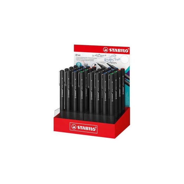 Rotulador Fibra Stabilo D!Ver Expositor De 32