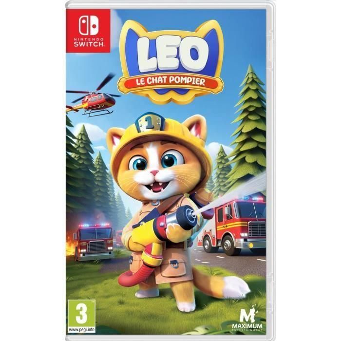Just For Games 5016488141451 Leo el gato de fuego - Juego de Nintendo Switch Just For Games 5016488141451 Leo el gato de fuego - Juego de Nintendo Switch