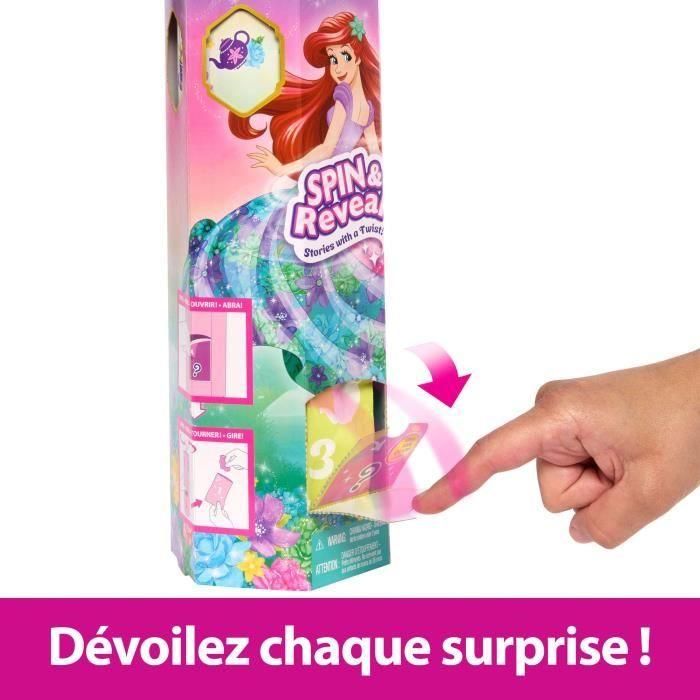 Muñeca Ariel Spin & Reveal Htv88 Disney Princess 3 Muñeca Ariel Spin & Reveal Htv88 Disney Princess 3