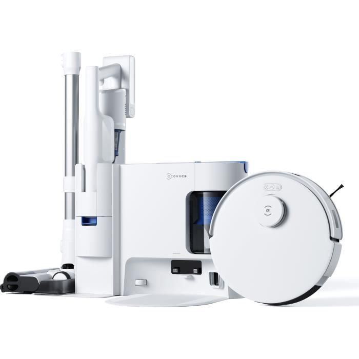 Ecovacs ECO6970135035090 DEEBOT N20 COMBO Robot Aspirador y Escoba con Estación de Doble Vaciado Automático y Potencia 10 kPa Ecovacs ECO6970135035090 DEEBOT N20 COMBO Robot Aspirador y Escoba con Estación de Doble Vaciado Automático y Potencia 10 kPa