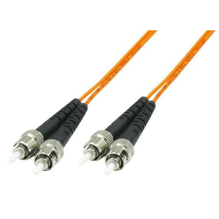 MicroConnect Latiguillo Fibra Óptica Multimodo Dúplex OM1 62.5/125µm ST-ST LSZH 2m para Redes Gigabit Ethernet y Centros de Datos MicroConnect Latiguillo Fibra Óptica Multimodo Dúplex OM1 62.5/125µm ST-ST LSZH 2m para Redes Gigabit Ethernet y Centros de Datos
