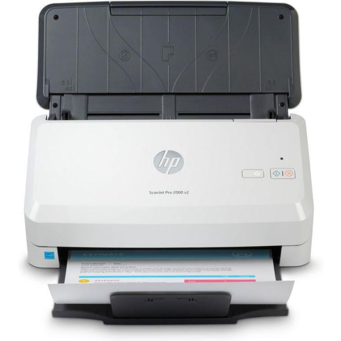 HP 6FW06A ScanJet Pro 2000 S2 Escáner Documental ADF Doble Cara 35ppm/70ipm, 50 Hojas, USB 3.0, 3500 pág/día