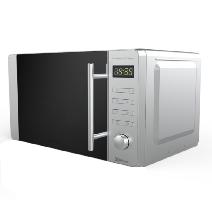 Cecotec 01533 microondas Acero Microondas con grill Encimera 20 L 700 W Cecotec 01533 microondas Acero Microondas con grill Encimera 20 L 700 W
